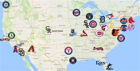 baseballmap|baseball map of teams.